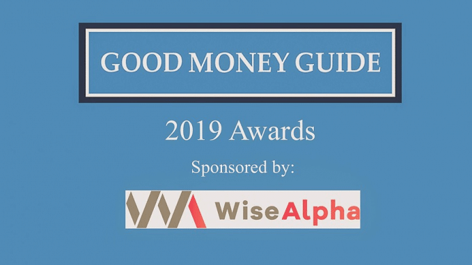 Good Money Guide 2019 Awards WiseAlpha