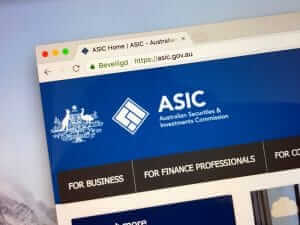 ASIC Australian Securities and Investments Commission