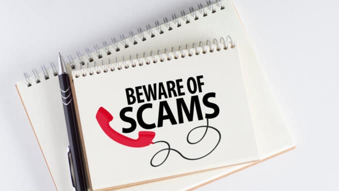 Beware of scams