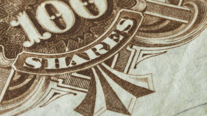 Old Share Certificate