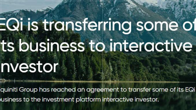 EQi aquired by Interactive Investor
