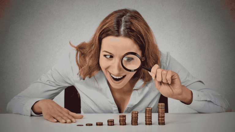 Woman deciding to invest