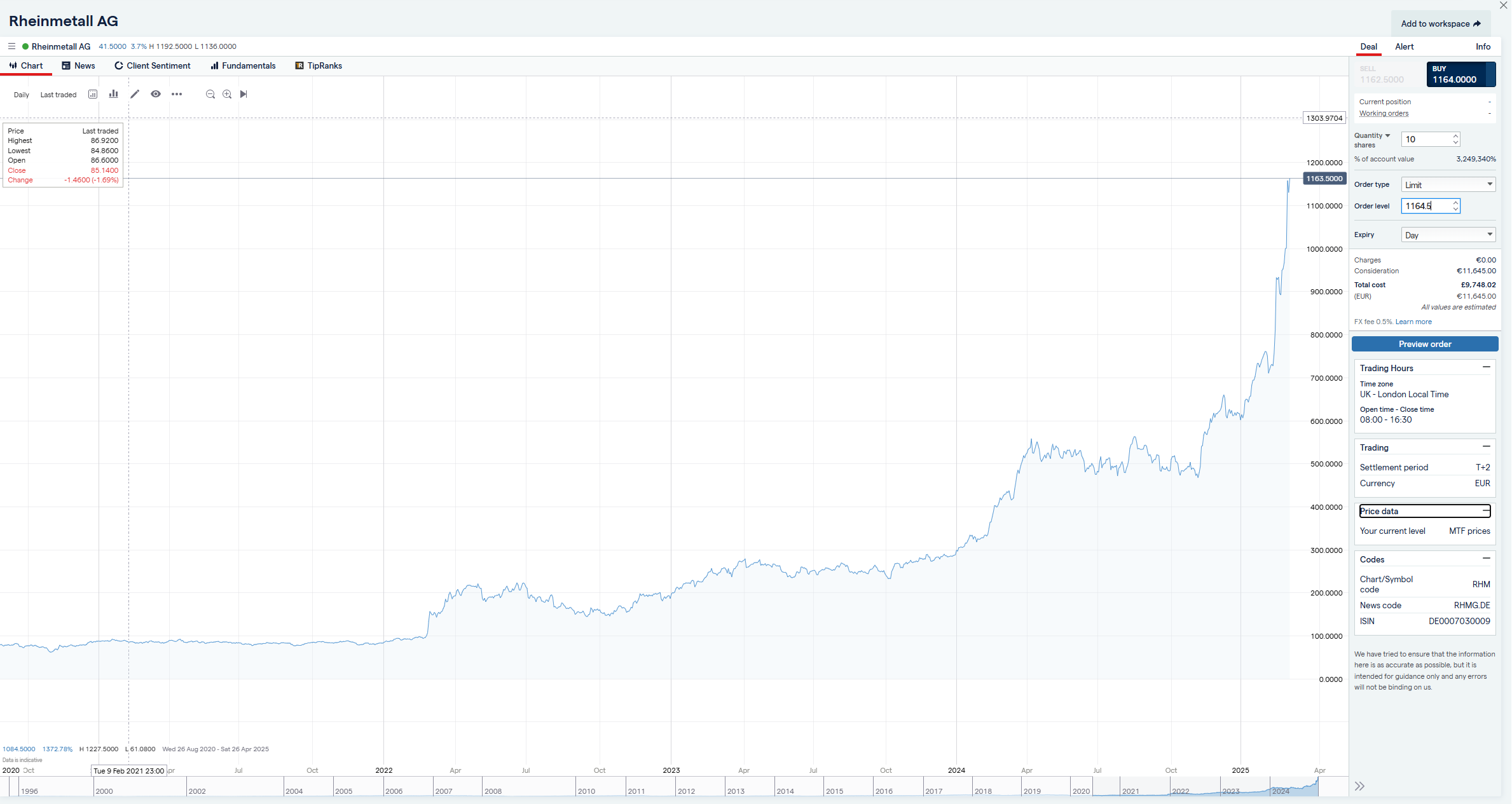 How to buy Rheinmetall AG shares on IG