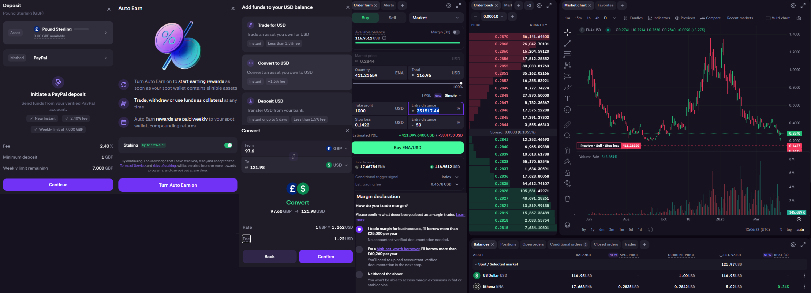 Kraken Live Crypto Trading Test