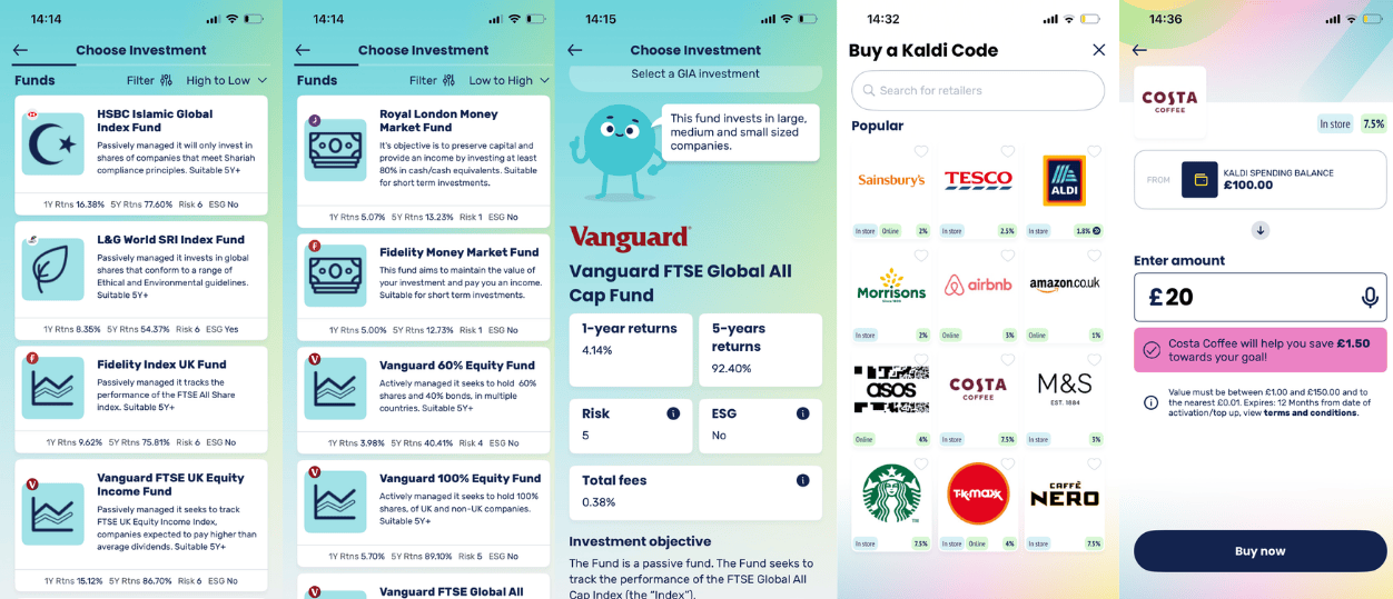 Kaldi App Screenshots