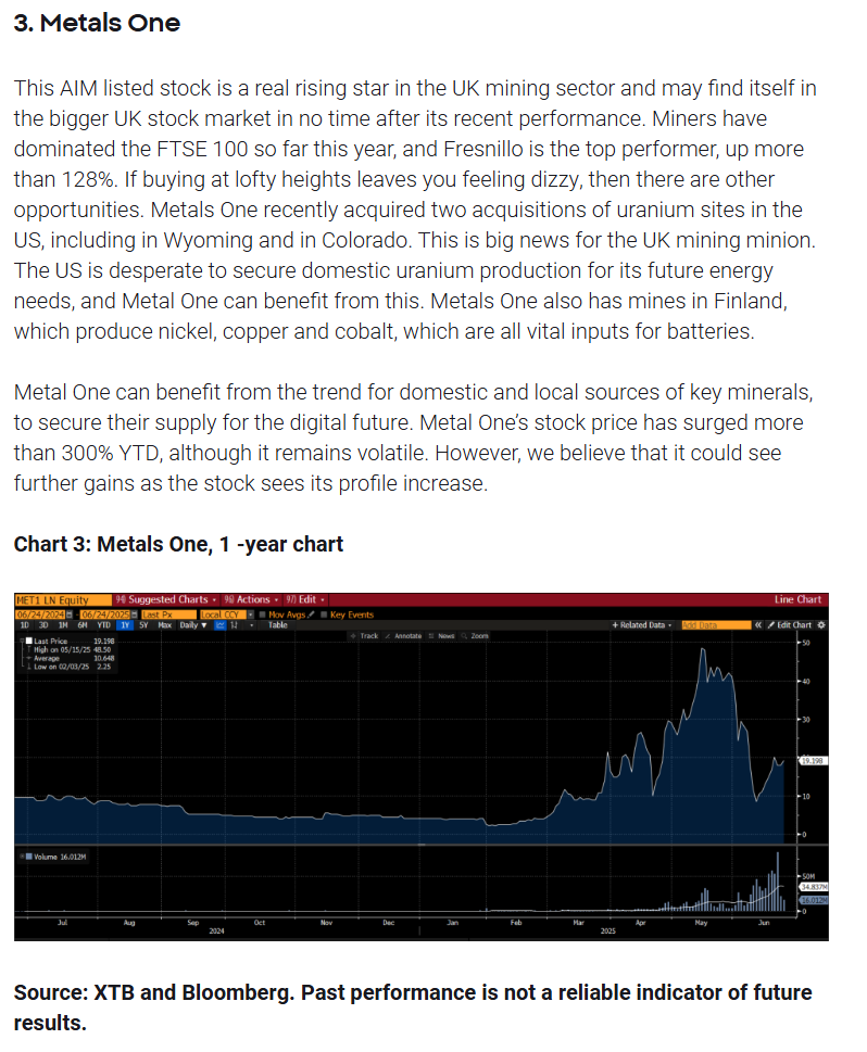 XTB Metals One
