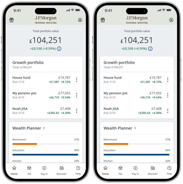 New JP Morgan UK Investing App