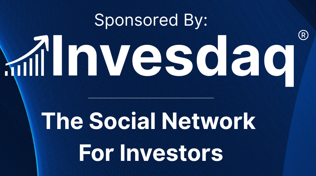 Sponsored By Invesdaq - Social Network For Investors