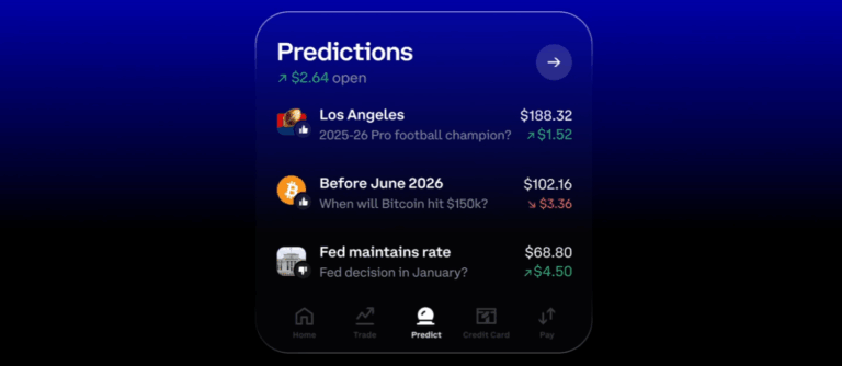 Coinbase prediction markets