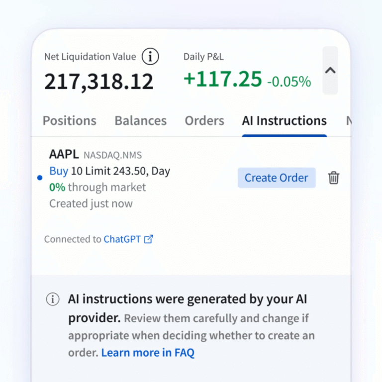 Interactive Brokers expands AI integration with support for Model Context Protocol tools