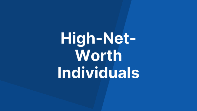Best Wealth Managers For High-Net-Worth Individuals